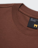 Camiseta Oversize básica Café