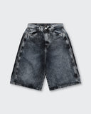 Bermuda Jort Negro Acid Zip
