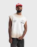 Camiseta Ivory Tank Oversize Fearless