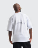 Camiseta Blanca Oversize Racing