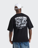 Camiseta Negra Oversize Never Ending