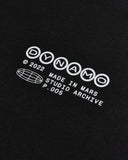 Camiseta Negra Oversize Never Ending