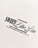 Camiseta Ivory Oversize Sweet Like