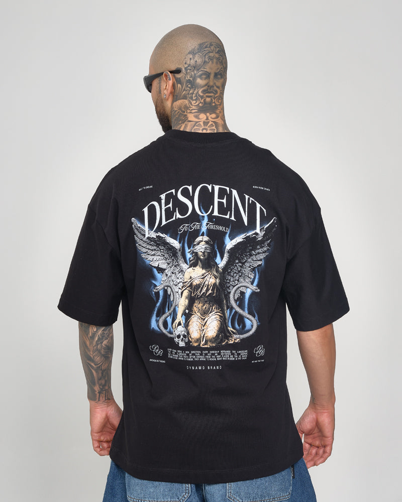 Camiseta Oversize Descent Black