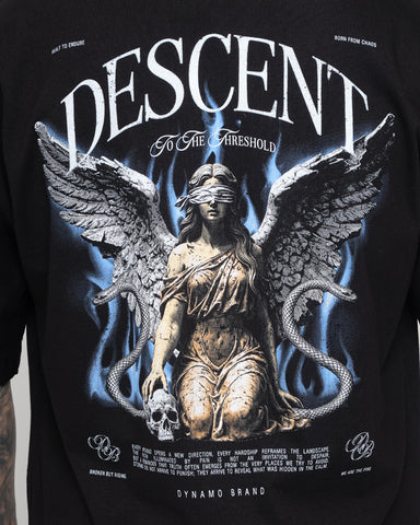 Camiseta Oversize Descent Black