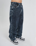 Jeans Baggy Washed Dark