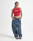 Crop Top Regular Street Red
