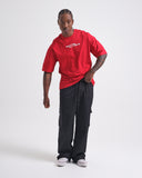 Camiseta Roja Oversize Red Impact