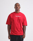 Camiseta Roja Oversize Red Impact