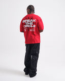 Camiseta Roja Oversize Red Impact