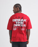 Camiseta Roja Oversize Red Impact