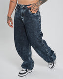 Jeans Baggy Washed Dark