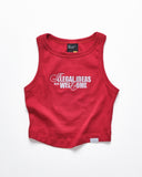 Crop Top Regular Street Red