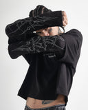 Camiseta Negra Boxy Darkest Nigtmare