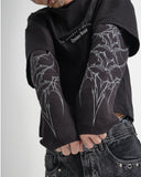 Camiseta Negra Boxy Darkest Nigtmare