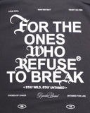 Camiseta Negra Oversize Break