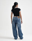 Crop Top Negro Built Diferent