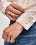 Camisa Boxy Contrast Beige