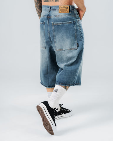 Bermuda Jorts Azul Estilo 90s