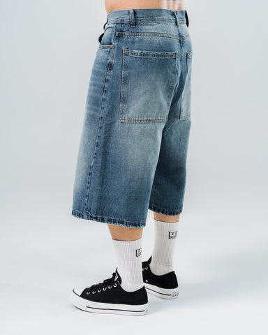 Bermuda Jorts Azul Estilo 90s