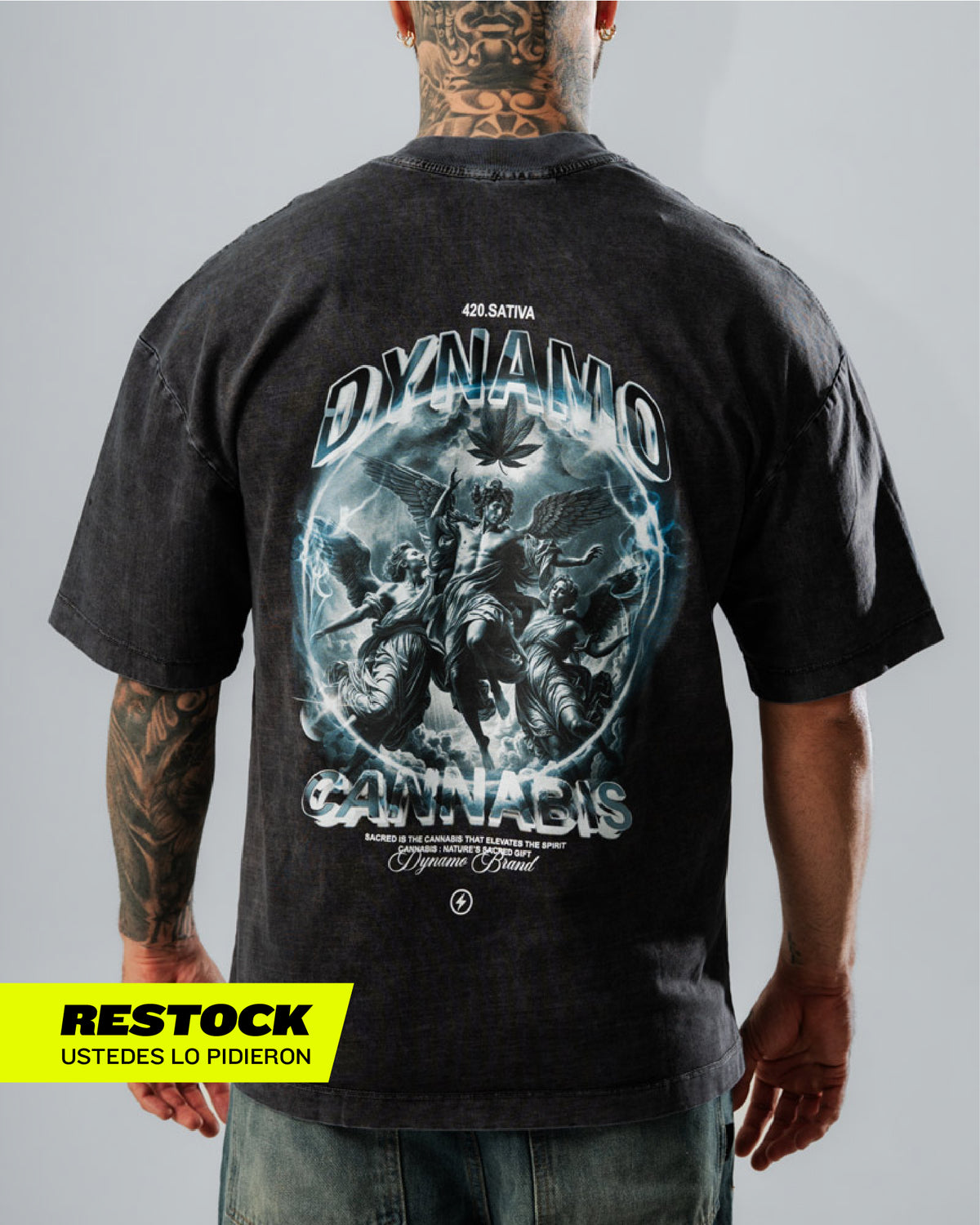 Camiseta Oversize Acid Wash Nature