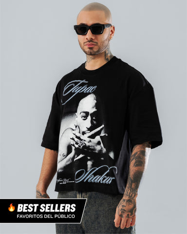 Camiseta Boxy Fit 2pac Shakur