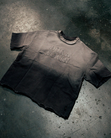 Camiseta Boxy Fit Acid Wash - Edición Born Again