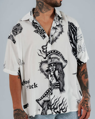 Camisa Para Hombre Oversize Chicano