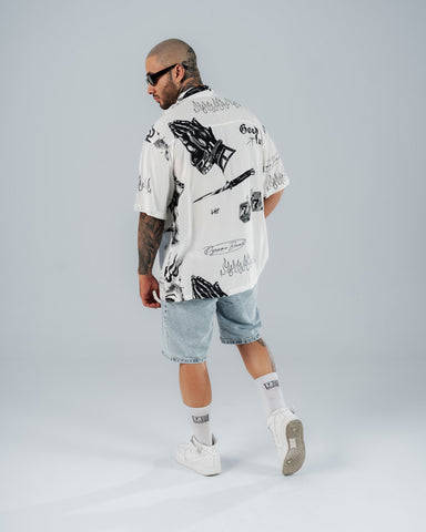 Camisa Para Hombre Oversize Chicano
