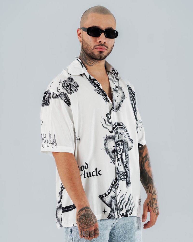 Camisa Para Hombre Oversize Chicano