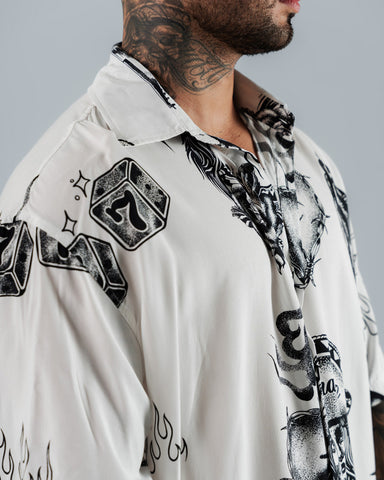 Camisa Para Hombre Oversize Chicano