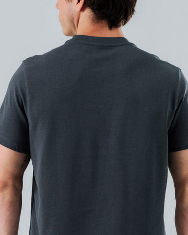 Camiseta Para Hombre Regular Gris Azul Dynamo