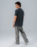 Camiseta Para Hombre Regular Gris Azul Dynamo