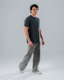 Camiseta Para Hombre Regular Gris Azul Dynamo