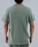 Camiseta Regular Para Hombre Verde Con Bordado D