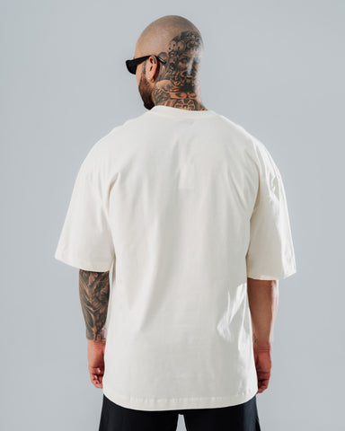 Camiseta Básica Oversize Ivory