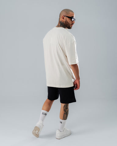 Camiseta Básica Oversize Ivory