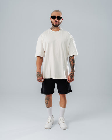 Camiseta Básica Oversize Ivory