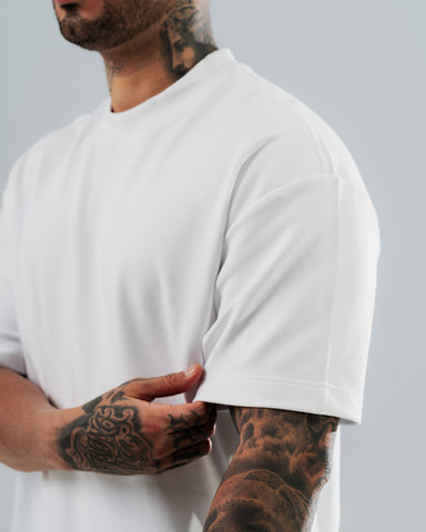 Camiseta Basica Regular White - 270 gramos