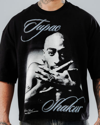 Camiseta Boxy Fit 2pac Shakur