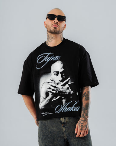 Camiseta Boxy Fit 2pac Shakur