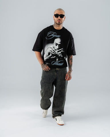 Camiseta Boxy Fit 2pac Shakur