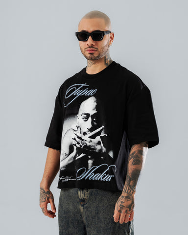 Camiseta Boxy Fit 2pac Shakur