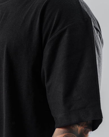 Camiseta Boxy Fit Básica Negro