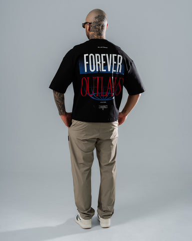 Camiseta Boxy Fit Forever Outlaws