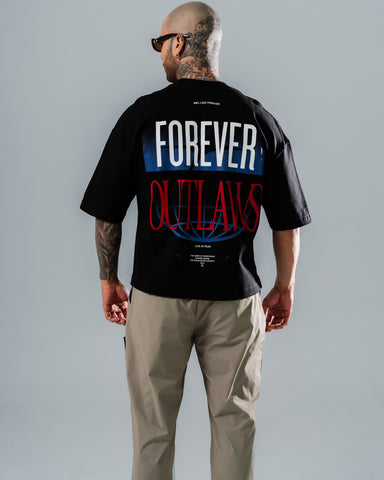 Camiseta Boxy Fit Forever Outlaws