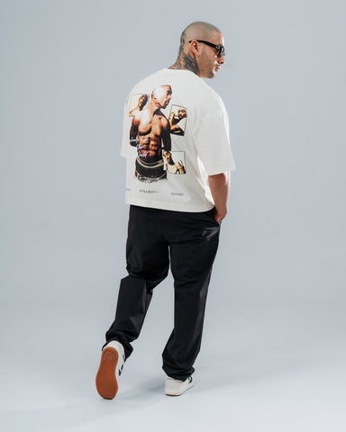 Camiseta Boxy Fit Natural 2 Pac