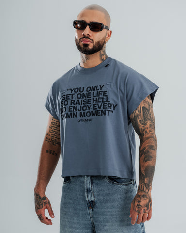 Camiseta Boxy Fit Raise Hell