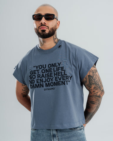 Camiseta Boxy Fit Raise Hell