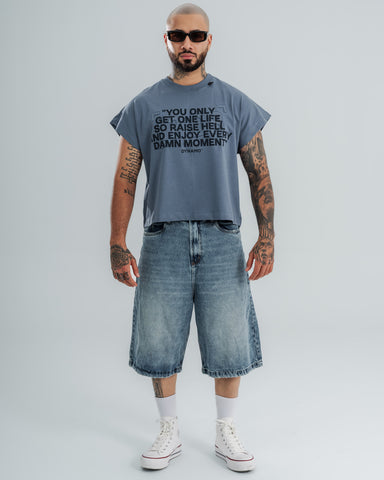 Camiseta Boxy Fit Raise Hell